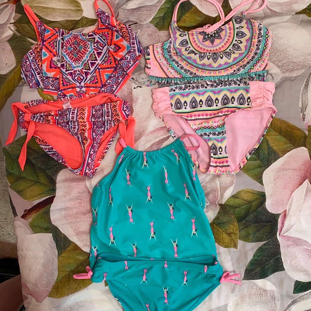 Girls 2 piece bathing suits
